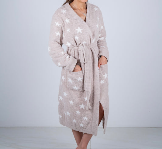CocoCloud- StarryTaupe Robe