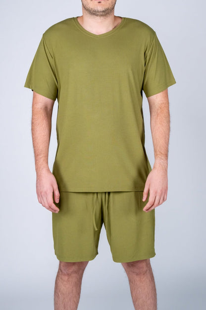 Olive grove Men's Sleep Set
