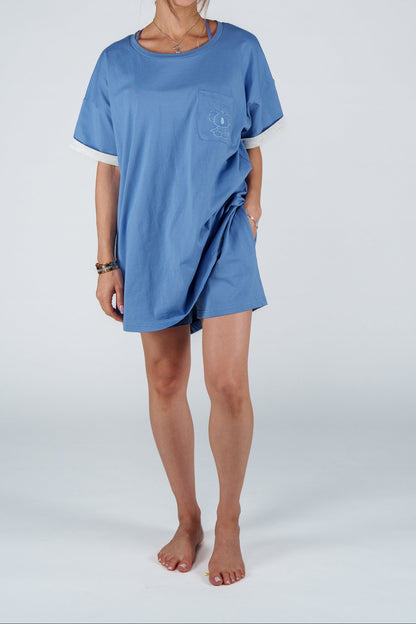 Mist Oversized Tee Set