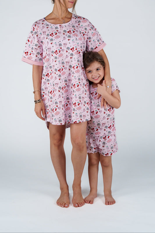Mama Love Oversized Tee Set