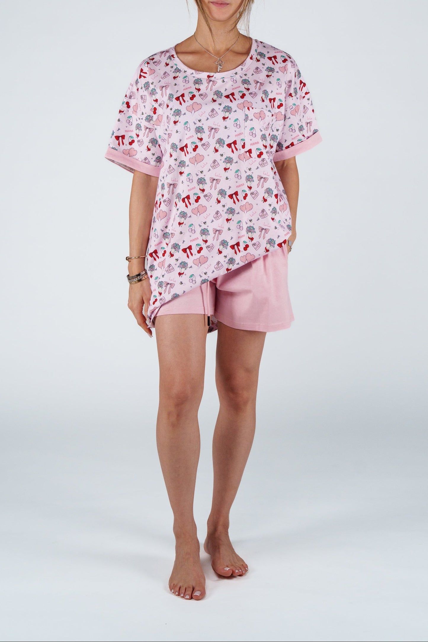 Mama Love Oversized Tee Set