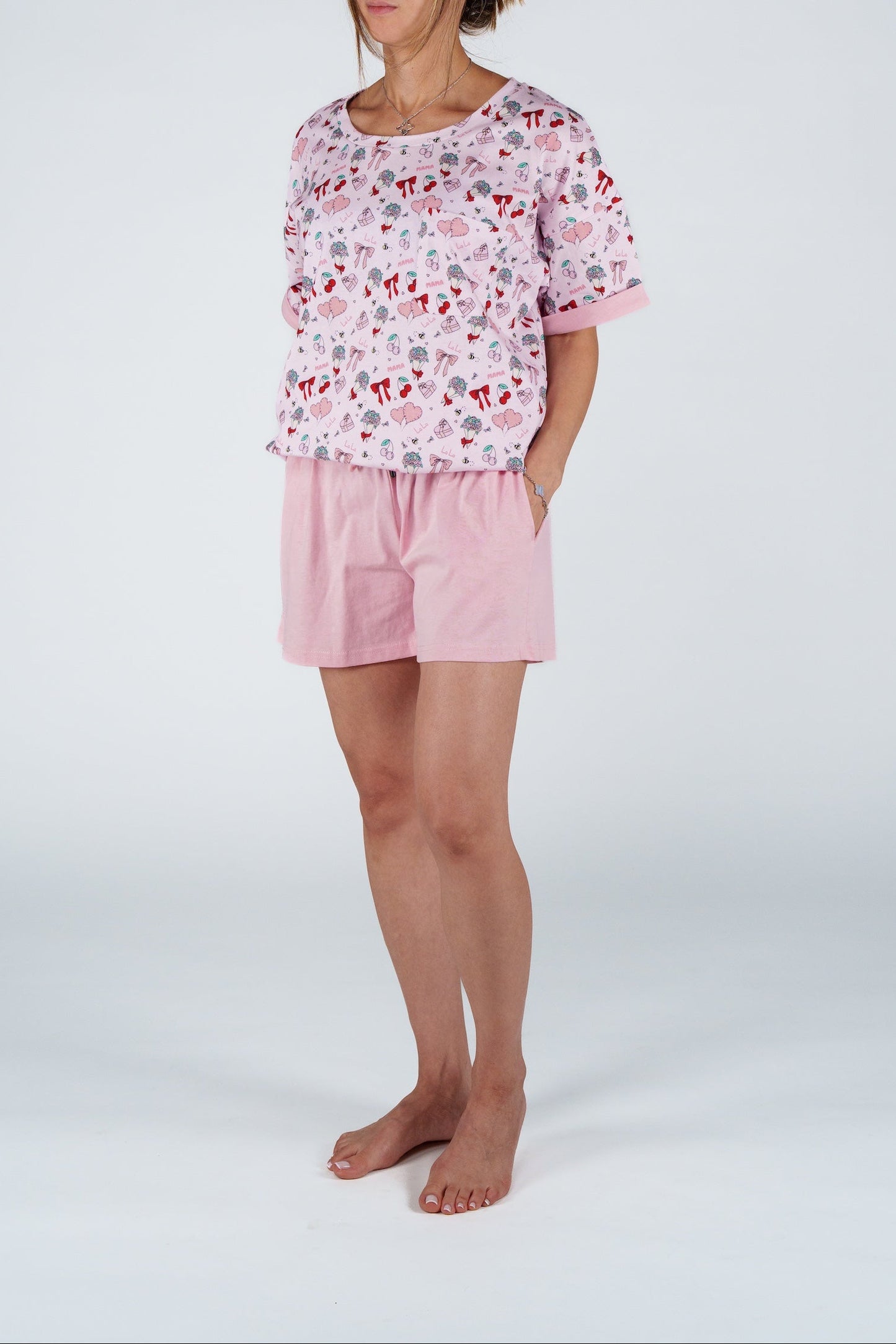 Mama Love Oversized Tee Set